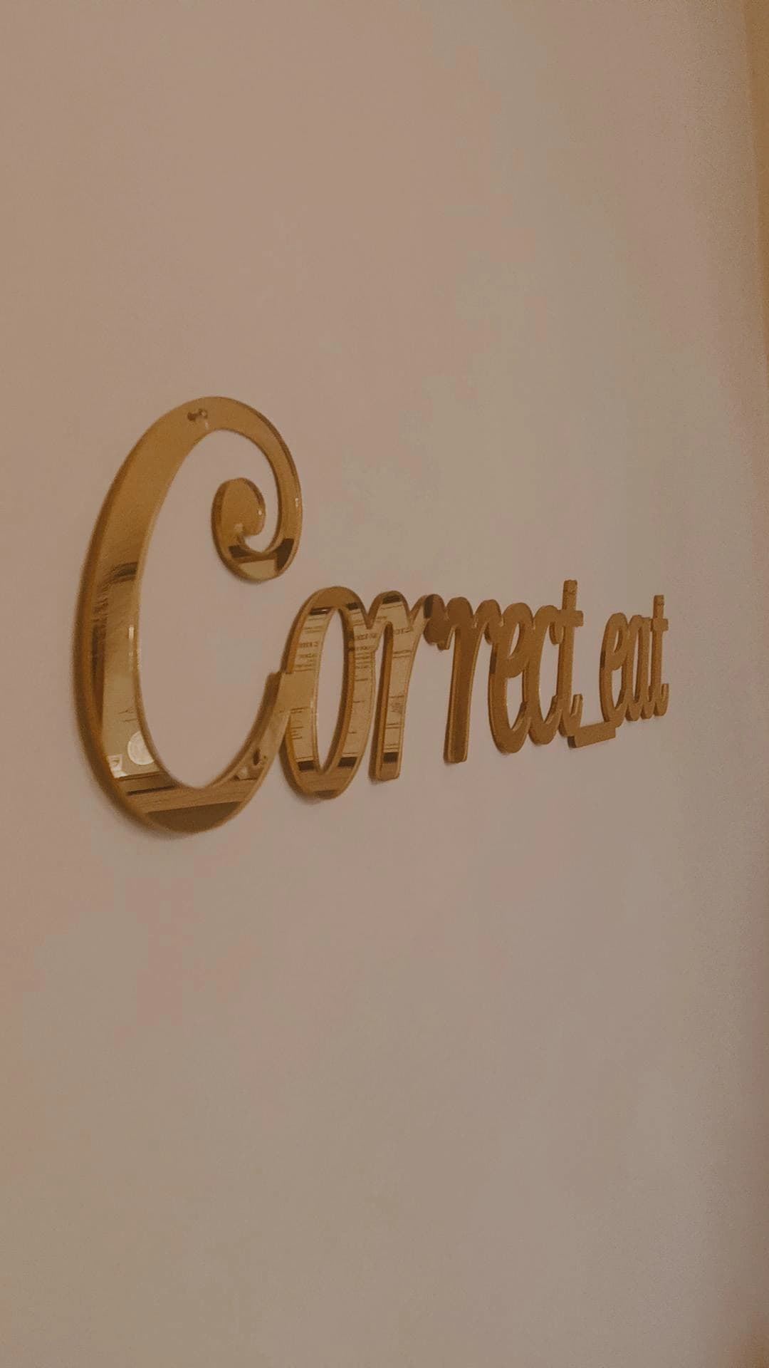 Ο χώρος του Correct Eat